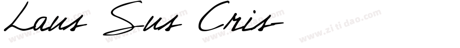 Laus Sus Cris字体转换
